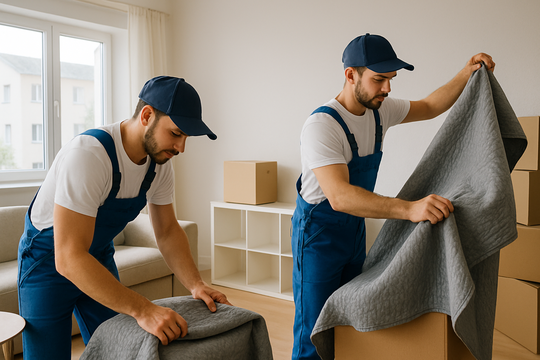 Professionelles Einpacken von Möbeln beim Umzug in Ingolstadt